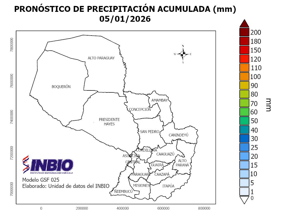 Mapa del 5 de enero